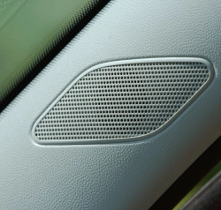 Car speaker enclosure decoration