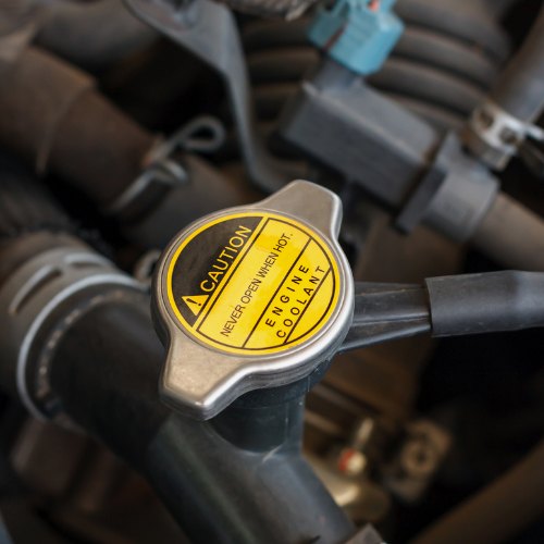 Radiator cap symbol pad printing