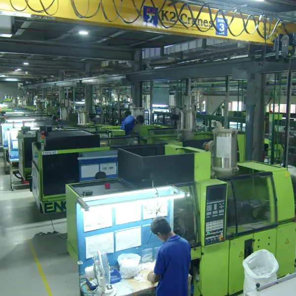 huge no of molding machines for medical part molding