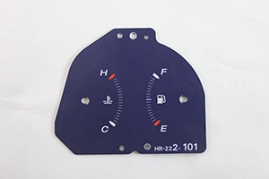 Precise pad printing for vehicle buttons and gear shifters