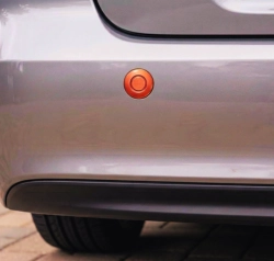 Automated parking sensor laser etching